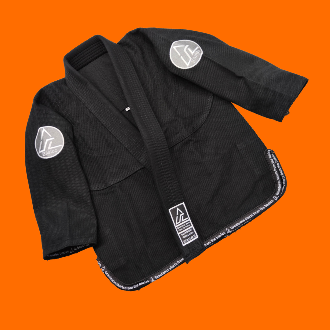 Basico V1.5 Kids/Youth Black Kimonos 兒童/青少年 黑色 柔術道服