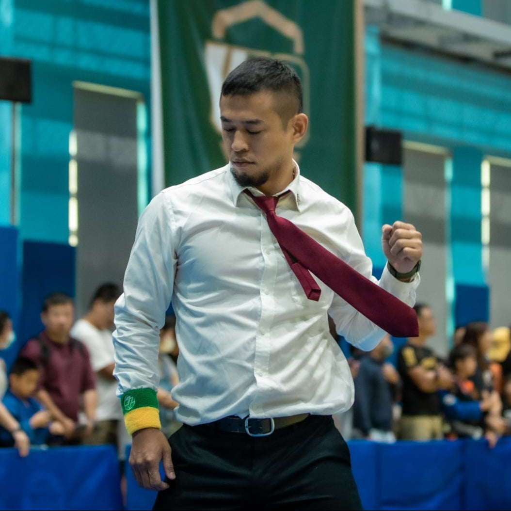 Basico Fightwear 巴西柔術 裁判護腕 Referee Wrist Band 黃/綠拼色 One Size 男女通用